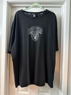 Primark Black Raiders Graphic Tee